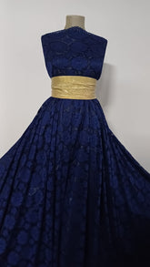 Dantelă Elastică Bleumarin DAN1058